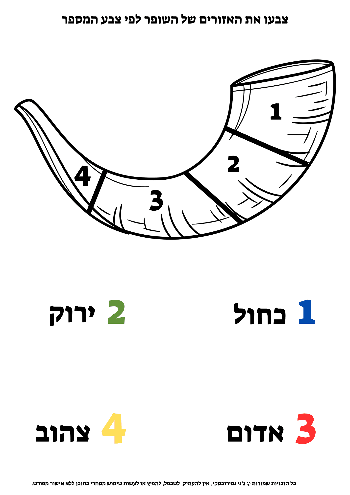 צובעים לפי מספרים